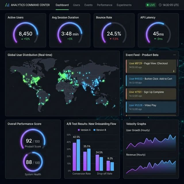 Social ad concept showing multiple headline variations